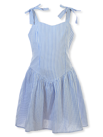 Xtraordinary Girls' Poplin Stripe Dress - CookiesKids.com