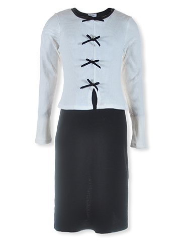 Speechless Girls' 2-Piece Dress Sweater Set Outfit - CookiesKids.com