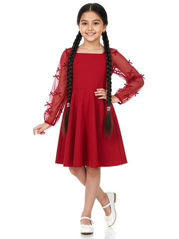 Speechless Girls' Bow Illusion Dress - CookiesKids.com