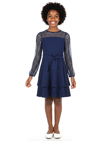 Speechless Girls' Gemstone Illusion Dress - CookiesKids.com
