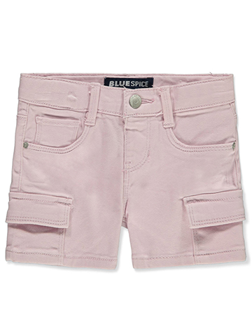 Blue Spice Girls' Twill Cargo Shorts - CookiesKids.com