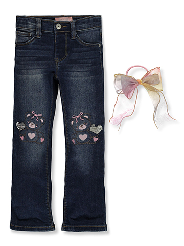 Squeeze Girls' 2-Piece Flared Jeans With Accessory Set - CookiesKids.com