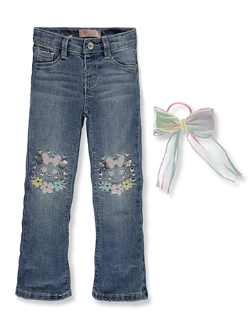 Squeeze Girls' 2-Piece Flared Jeans With Accessory Set - CookiesKids.com