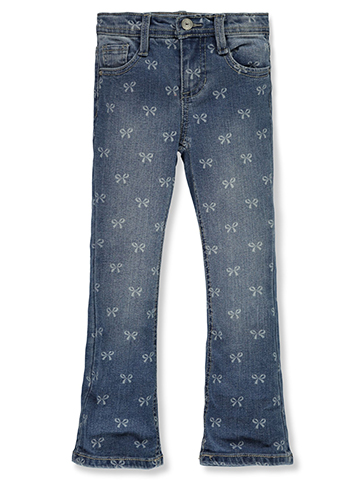 Squeeze Girls' Bow Flared Jeans - CookiesKids.com