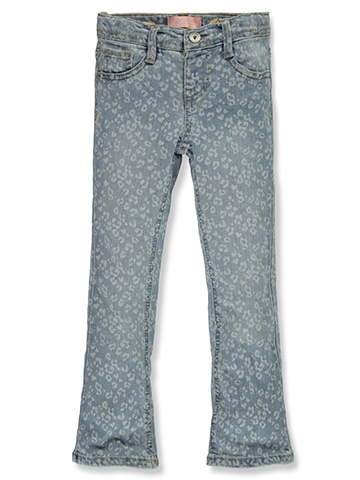 Squeeze Girls' Leopard Flared Jeans - CookiesKids.com