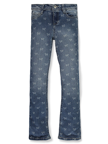 Squeeze Girls' Bow Flared Jeans - CookiesKids.com