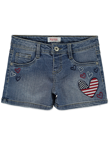 Squeeze Girls' Americana Shorts - CookiesKids.com