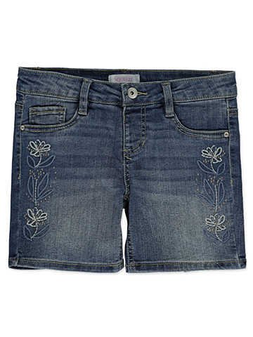 Squeeze Girls' Gem Studded Denim Shorts - CookiesKids.com