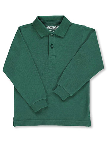Universal Unisex L/S Pique Polo - CookiesKids.com