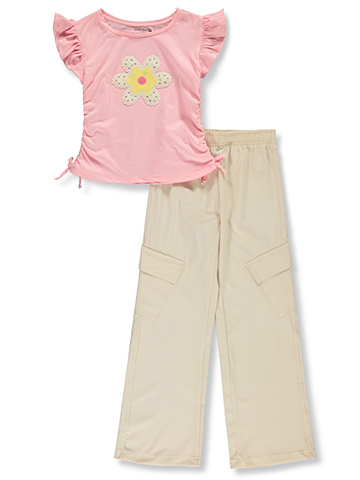 Instagirl Girls' 2-Piece Cargo Pants Set Outfit - CookiesKids.com