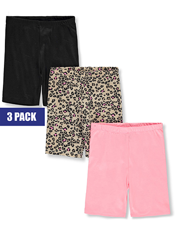 One Step Up Girls' 3-Pack Bike Shorts - CookiesKids.com