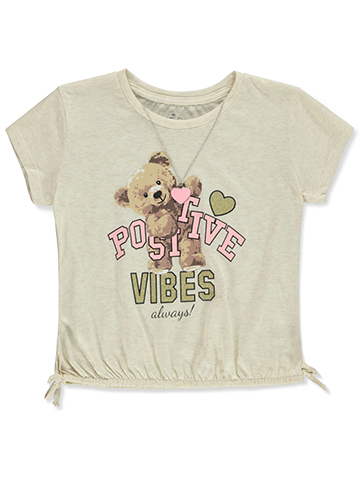 Star Ride Girls' 2-Piece T-Shirt Necklace Set - CookiesKids.com