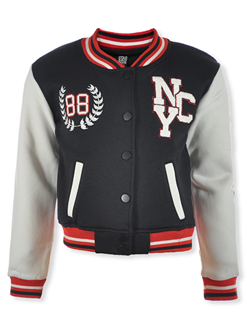 Star Ride Girls' Varsity Jacket - CookiesKids.com