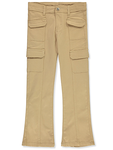 Star Ride Girls' Cargo Pocket Twill Pants - CookiesKids.com