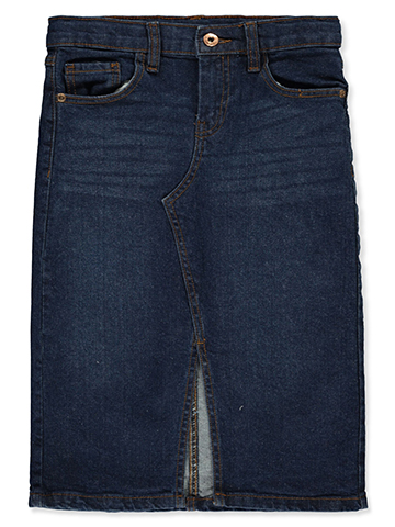 Star Ride Girls' Denim Midi Skirt - CookiesKids.com