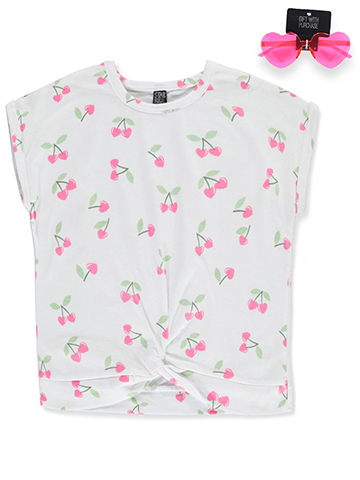 Star Ride Girls' 2-Piece T-Shirt Sunglasses Set - CookiesKids.com