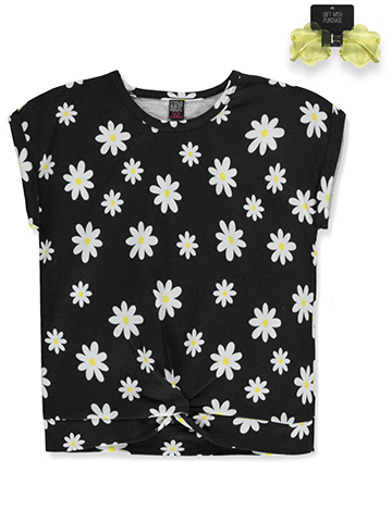 Star Ride Girls' 2-Piece T-Shirt Sunglasses Set - CookiesKids.com
