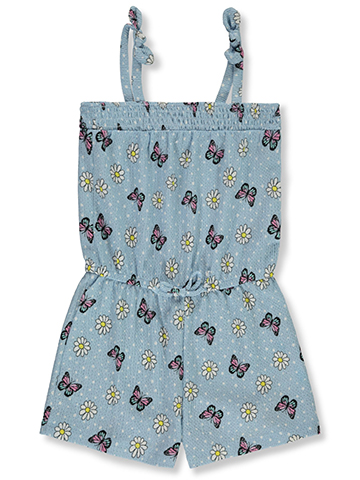 Sweet Butterfly Girls' Knit Romper - CookiesKids.com