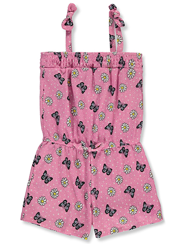 Sweet Butterfly Girls' Knit Romper - CookiesKids.com