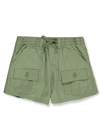 Sweet Butterfly Girls' Woven Cargo Shorts - CookiesKids.com