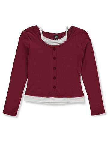 Star Ride Girls' Layered Top - CookiesKids.com