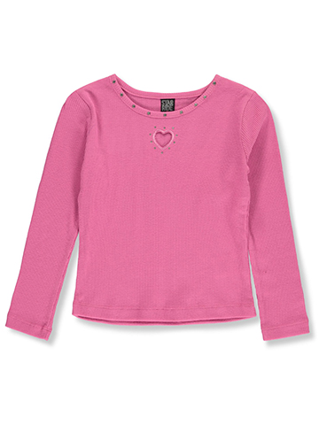 Star Ride Girls' Heart Cutout Top T-Shirt - CookiesKids.com