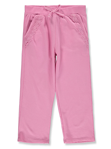 Star Ride Girls' Lace Trim Joggers - CookiesKids.com