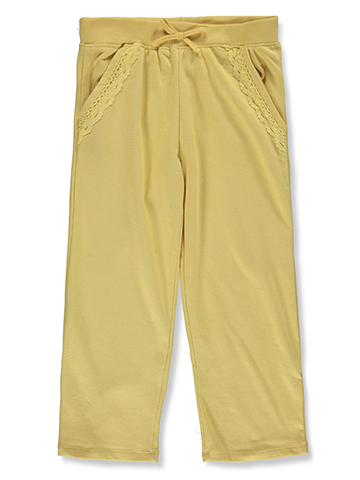 Star Ride Girls' Lace Trim Joggers - CookiesKids.com