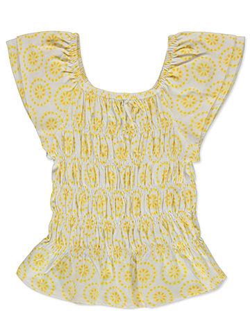 Sweet Butterfly Girls' Floral Flutter Top T-Shirt - CookiesKids.com