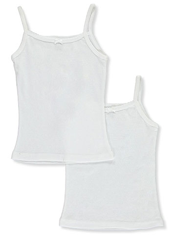 Cookie's Girls’ Pointelle Hearts 2-Pack Camis - CookiesKids.com