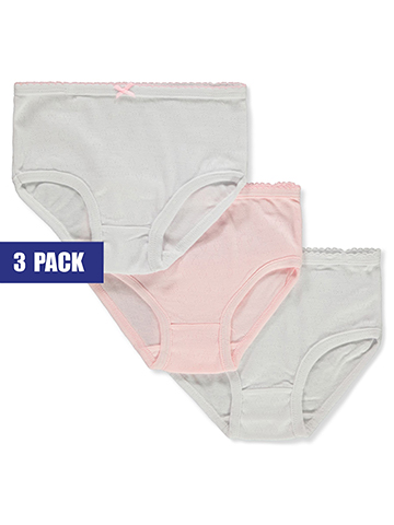 Cookie's Girls' 3-Pack Pointelle Briefs Set - CookiesKids.com