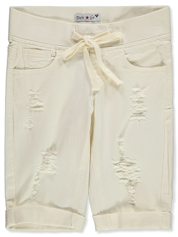 Teen G'S Girls' Rip and Repair Shorts - CookiesKids.com