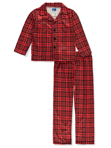 Tuff Guys Boys' 2-Piece Coat Style Pajamas - CookiesKids.com