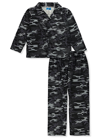 Tuff Guys Boys' 2-Piece Coat Style Pajamas - CookiesKids.com