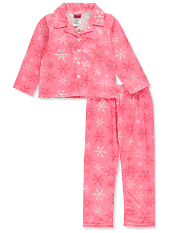 Angel Face Girls' 2-Piece Snowflake Coat Pajamas - CookiesKids.com