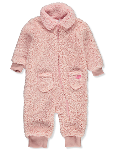 Funny Bunny Baby Girls' Sherpa Coveralls - CookiesKids.com