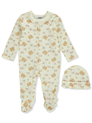 Funny Bunny Baby Boys' 2-Piece Coveralls Set Outfit - CookiesKids.com