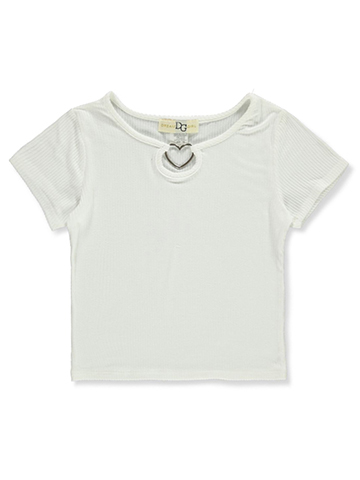 Dream Girl Girls' Heart Gold Top - CookiesKids.com