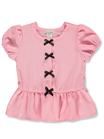 Dream Girl Girls' Peplum Top - CookiesKids.com