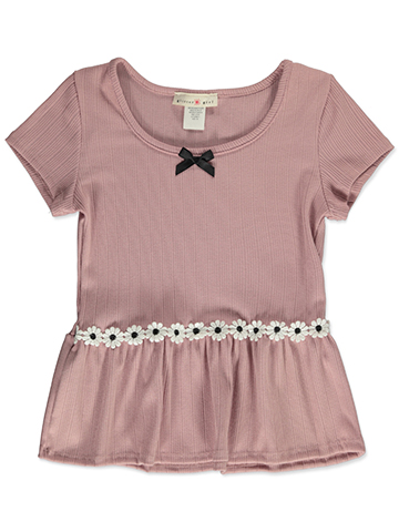 Glitter Girl Girls' Bow Dress T-Shirt - CookiesKids.com