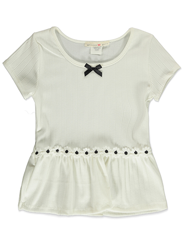 Glitter Girl Girls' Bow Dress T-Shirt - CookiesKids.com