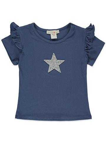 Glitter Girl Girls' Knit Pearl Star T-Shirt - CookiesKids.com