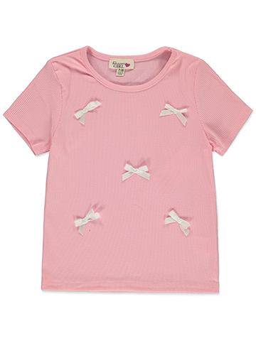 Dream Girl Girls' Bow T-Shirt - CookiesKids.com