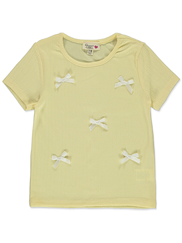 Dream Girl Girls' Bow T-Shirt - CookiesKids.com