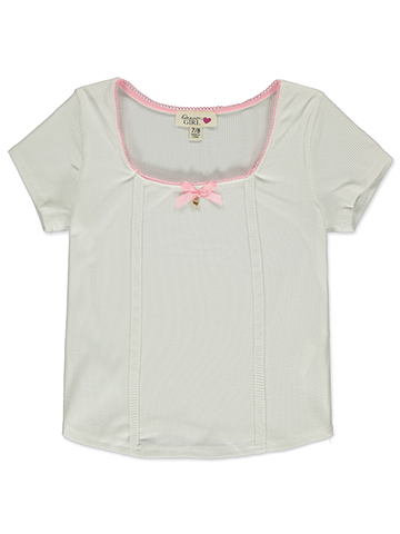 Dream Girl Girls' Bow T-Shirt - CookiesKids.com