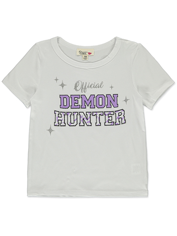Dream Girl Girls' Demon Hunter T-Shirt - CookiesKids.com