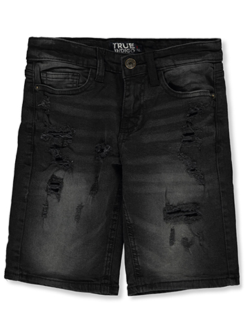 True Indigo Boys' Rip Repair Denim Shorts - CookiesKids.com