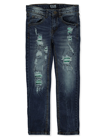 True Indigo Boys' Rip Slim Jeans - CookiesKids.com