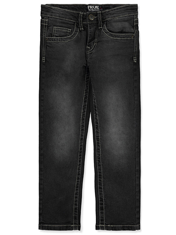 True Indigo Boys' Straight Fit Rip Jeans - CookiesKids.com