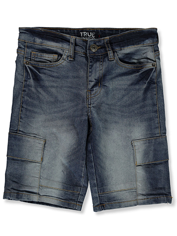 True Indigo Boys' Denim Cargo Shorts - CookiesKids.com